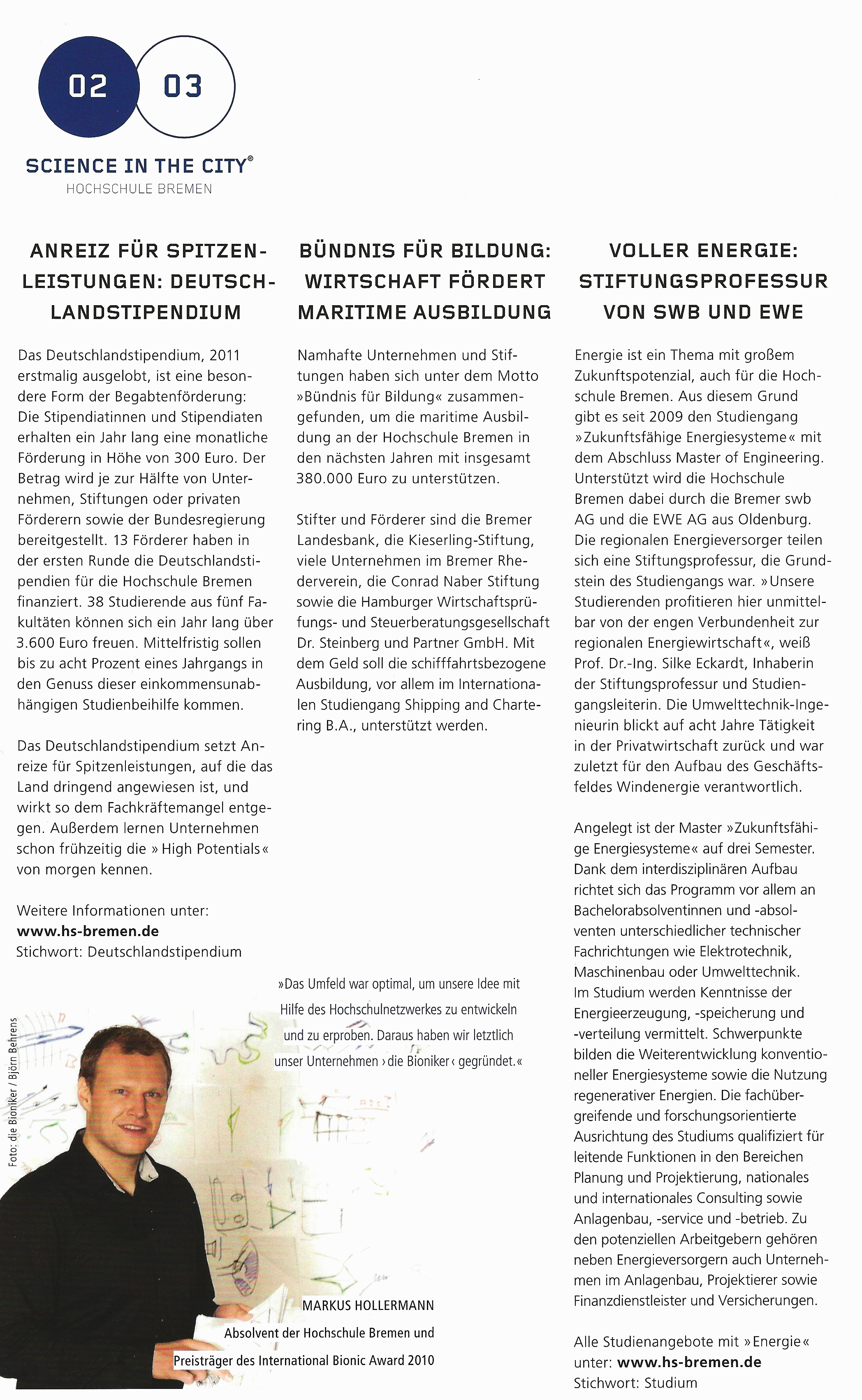 HS-Bremen-Science-in-the-City- Juni-2012 in [:de]presse[:en]Press[:]